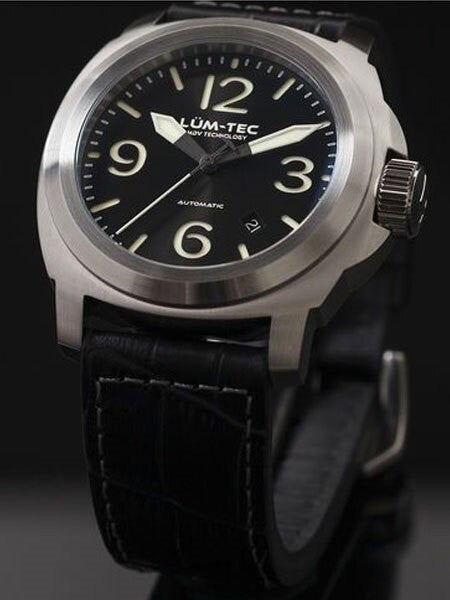Lum-Tec 44mm M81 Swiss Automatic Watch with Double Curved AR Sapphire Crystal #M81