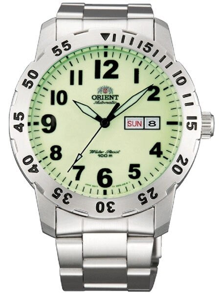 Orient 21-Jewel Automatic Aviator Watch with Luminous Dial #FEM7A006R
