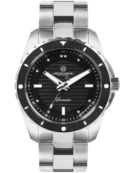 Melbourne Sorrento 200 Meter Automatic Dive Watch with Black Dial, Black Bezel #SO.42.A.3HN.01