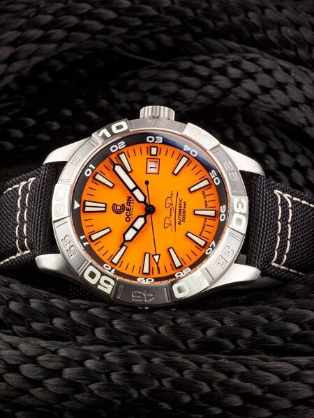 Ocean Crawler Dream Diver Swiss Automatic Watch with Domed AR Sapphire Crystal #CD-722