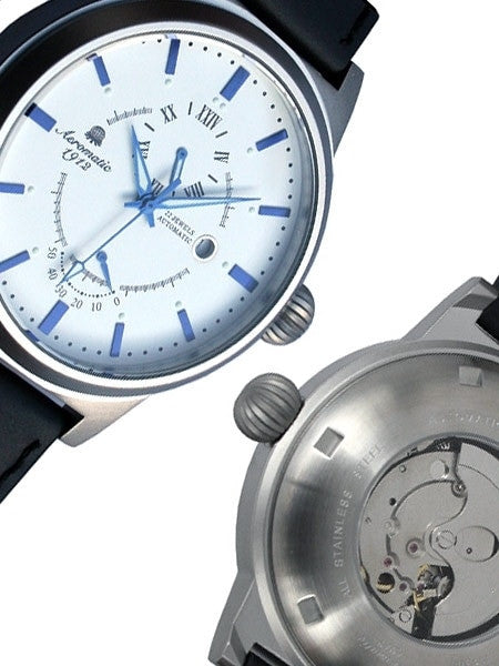 Aeromatic 1912 Classic Automatic Military Watch with Power Reserve Meter #A1359