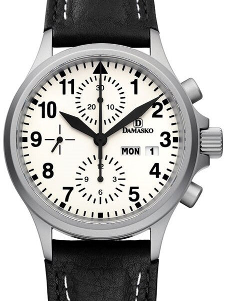Damasko Swiss Valjoux 7750 Chronograph with a 60-Minute Stopwatch and 12-Hour Totalizer #DC57