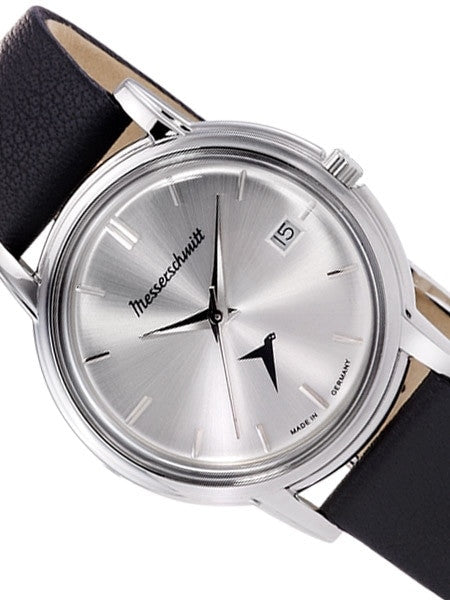 Messerschmitt Radiant Silver Dial Special Edition Quartz Dress Watch #KR200-SS