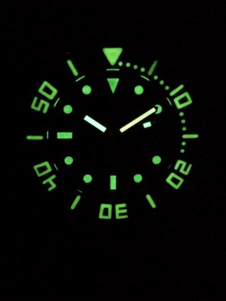 Showroom Sample- Squale Tiger, Limited Edition Swiss Automatic 300 Meter Dive watch with Locking Bezel #Tiger-Black