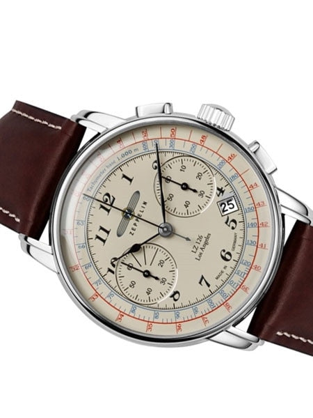 Graf Zeppelin LZ 126 Los Angeles Quartz Chronograph Watch #7614-5