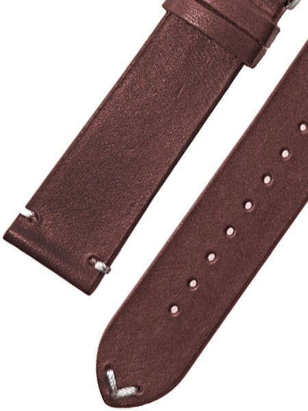 Horween Vintage Style Brown Calfskin Leather with Matching Lining and Hand-Stitching #INS-HOR02