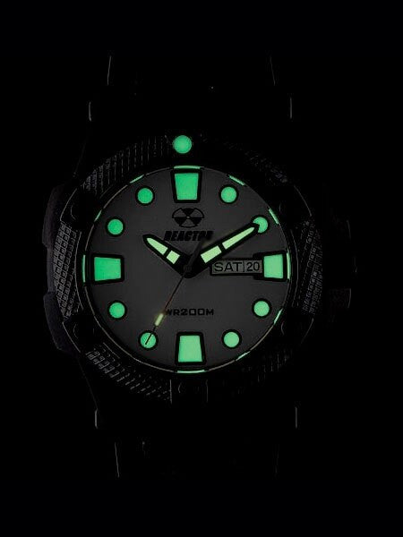 Reactor Meltdown Watch with SuperLuminova Illumination, Stainless Steel Case and Bracelet #72801