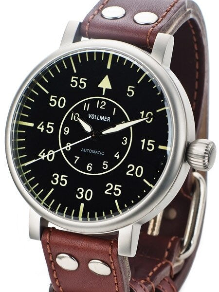 Vollmer W584A Kampfgruppen WWII-Style 55mm Limited Edition Type B Dial Aviator Watch