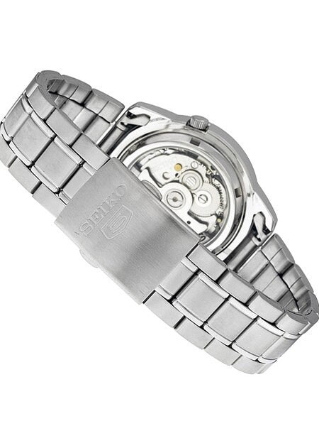 Seiko 5 Automatic Blue Dial Watch with Stainless Steel Bracelet #SNKK27
