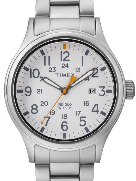 Timex 40mm Allied Quartz Watch with White Dial and INDIGLO Night-Light #TW2R46700VQ