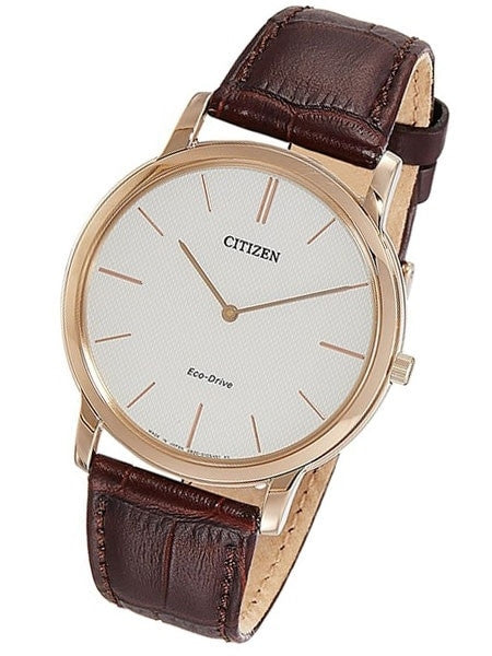 Citizen Ultra-Thin Eco-Drive Stiletto Dress Watch with White Dial