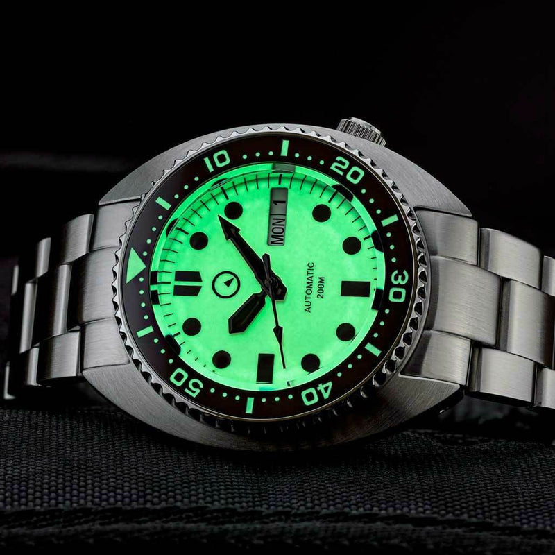 Islander Luminous Dial Automatic Dive Watch with AR Sapphire Crystal, and Luminous Ceramic Bezel Insert #ISL-70