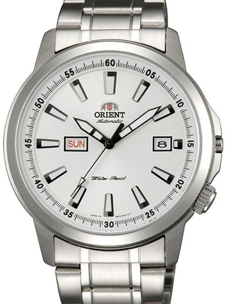 Orient 42mm Stingray Day and Date Automatic Watch with White Dial #EM7K006W