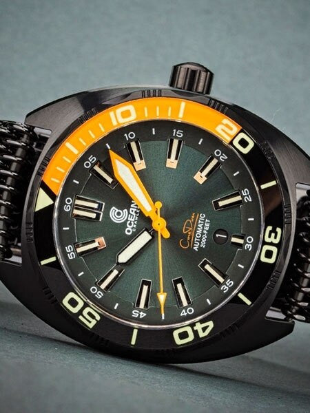 Ocean Crawler Core Diver Swiss Automatic Watch with AR Sapphire Crystal #CD-522