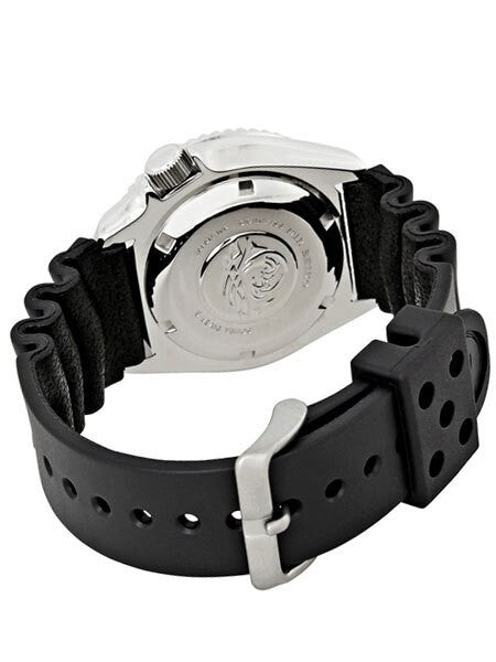 Seiko Automatic Dive Watch with Offset Crown and Rubber Dive Strap #SKX007J