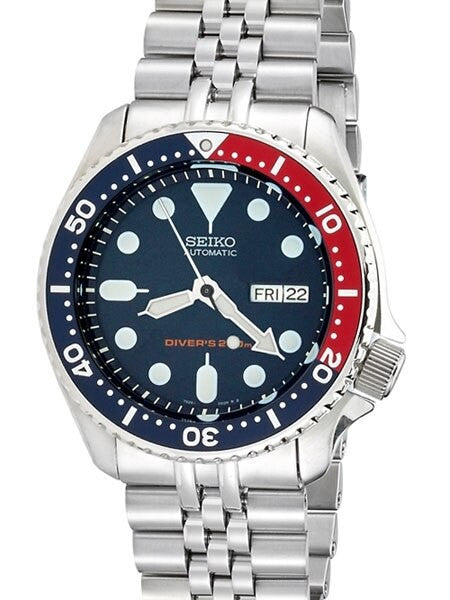 Scratch and Dent - Seiko SKX009 Divers Automatic Watch Super-J "Louis" Edition with a Flat Sapphire Crystal #SKX009