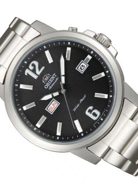 Orient 42mm Starfish Day and Date Automatic Watch with Black Dial #EM7J006B