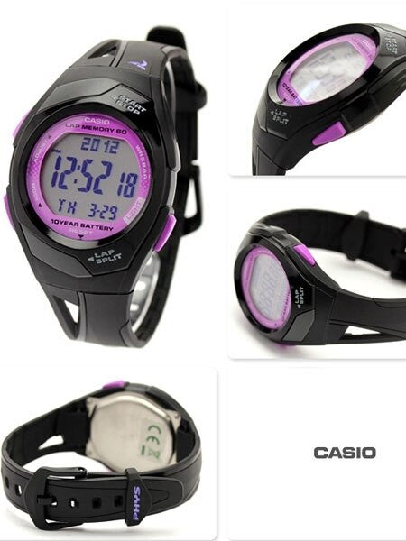 Casio Sport Runners Watch with 60 Lap Memory, Pace Signal, and Distance Calculation #STR-300-1C