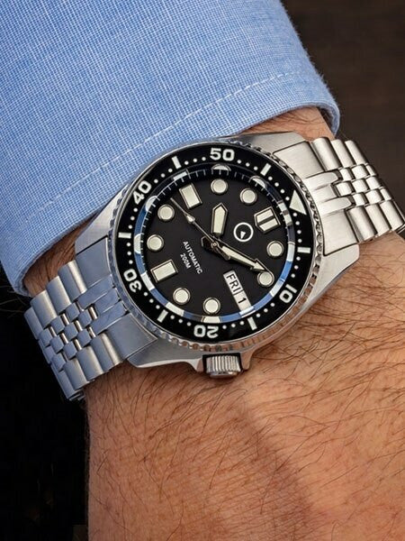 Scratch and Dent - Islander 38mm Automatic Dive Watch  AR Sapphire Crystal, and Luminous Ceramic Bezel Insert #ISL-05