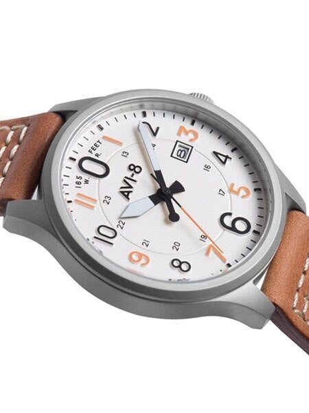 AVI-8 Hawker Hurricane Aviator Watch with Altimeter Style Dial #AV-4053-0A