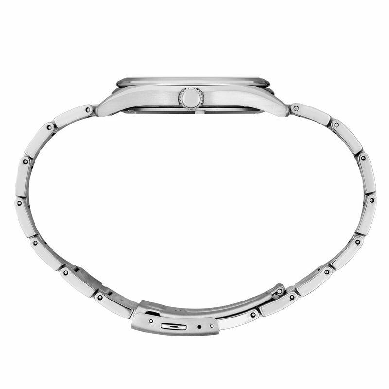 Seiko 40mm Titanium Quartz Watch with Sapphire Crystal and Titanium Bracelet SUR369