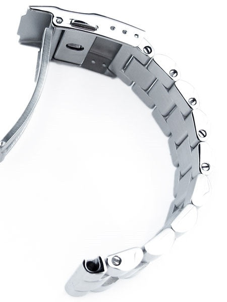 Strapcode 22mm Endmill Stainless Steel Watch Bracelet, Straight End #SS221803B033S