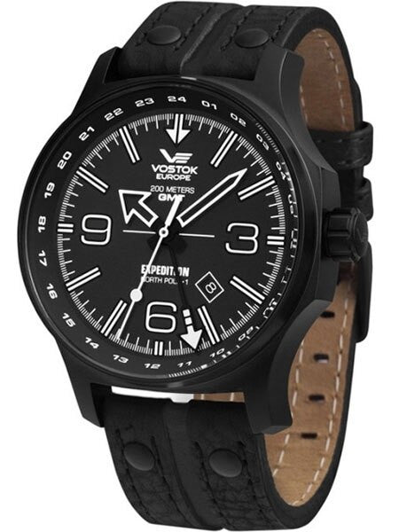 Vostok-Europe Expedition North Pole Quartz GMT Dual-Time Watch #595C502