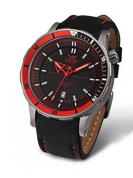 Vostok-Europe Anchar Mens Automatic Dive Watch with Tritium Tube Illumination #5107171