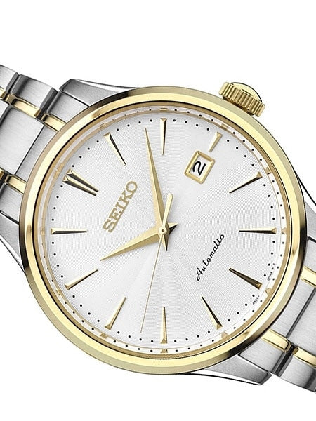 Seiko Two-Tone Automatic Dress Watch with 42mm Case, Bracelet #SRP704