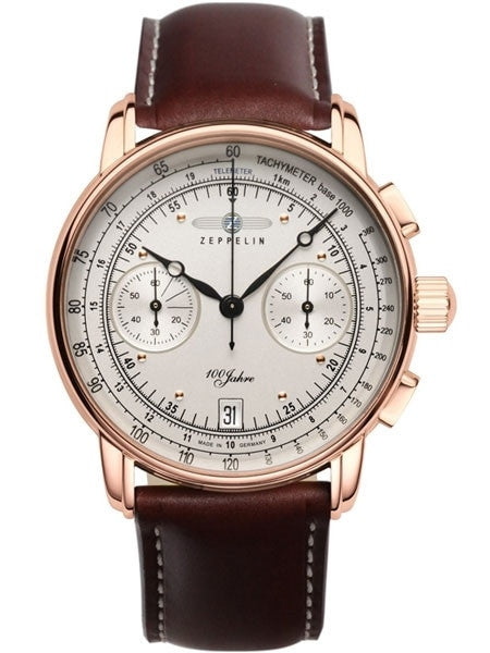 Graf Zeppelin 100 Years of Zeppelin, Quartz Chronograph Watch #7672-1