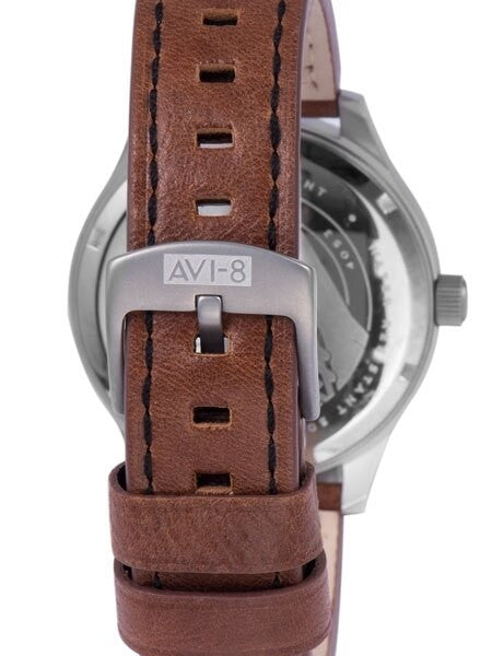 AVI-8 Hawker Hurricane Aviator Watch with Altimeter Style Dial #AV-4053-0B