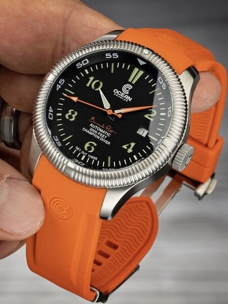 Ocean Crawler Champion Diver Swiss Automatic Watch with AR Sapphire Crystal #CD-245