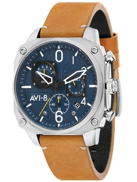 AVI-8 Hawker Hunter Retrograde Aviator Chronograph Watch #AV-4052-07