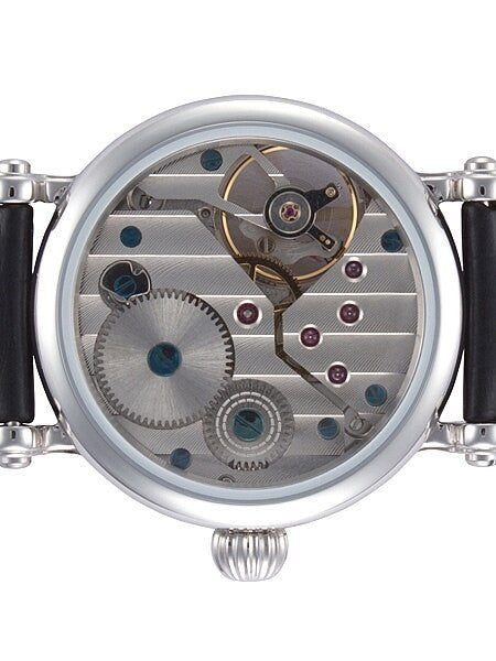 Rougois Open-Heart, Mechanical Hand Wind Watch with Luminous Black Hands RSL33-BLK