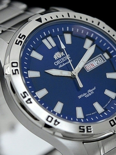 Orient Blue Thresher Automatic Sport Watch on a Bracelet #EM7C004D