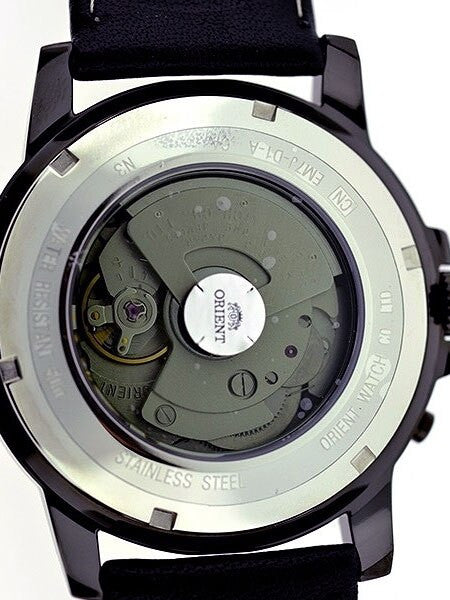 Orient 42mm PVD Starfish Day and Date Automatic Watch with Black Dial #EM7J001B