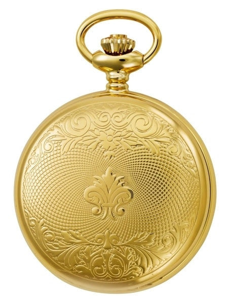 Charles-Hubert Mechanical Gold Tone Pocket Watch #3536