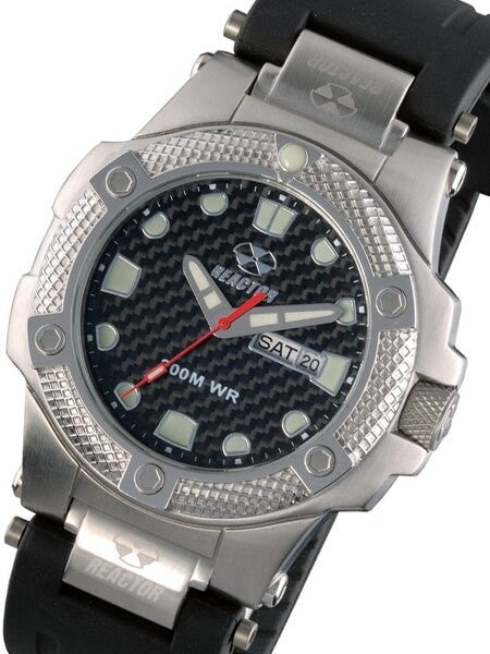Reactor Meltdown Watch with SuperLuminova Illumination, Stainless Steel Case and Bracelet #72801