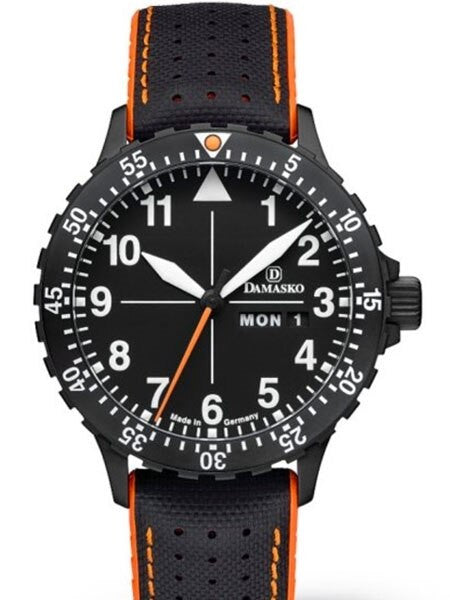 Damasko Swiss ETA Automatic with a Rotating 60-Minute Bezel and Black ion plated SS Case #DA42