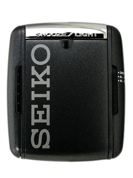 Seiko Digital Travel Alarm Clock with Snooze, Back Light and Fold-Out Stand #QHL004KLH