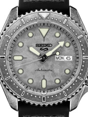 Seiko 5 Sports 24-Jewel Automatic Watch with Aged-Patina SS Case #SRPE79