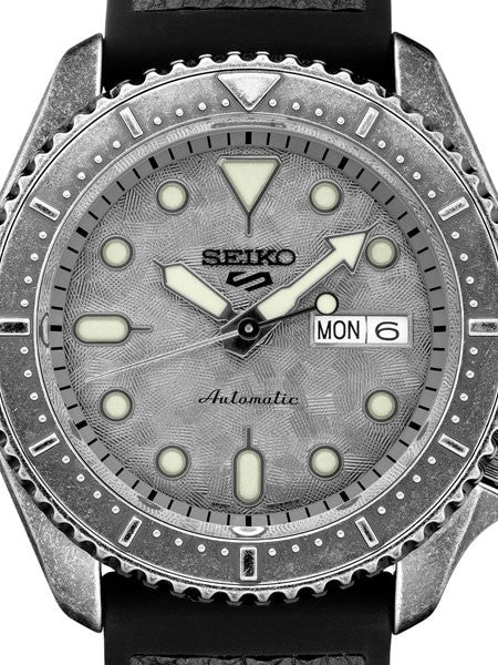 Seiko 5 Sports 24-Jewel Automatic Watch with Aged-Patina SS Case #SRPE79