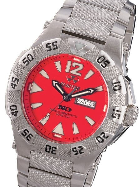 Reactor Gamma Ti 300 Meter Dive Watch with Never Dark Illumination and Titanium Case #52011