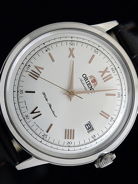 Scratch and Dent - Orient 2nd-Gen Automatic Dress Watch with White Dial, Rose Goldtone Hands #SND988