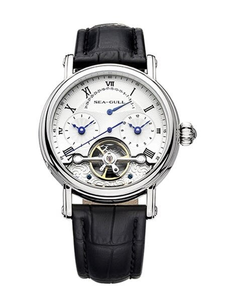 Sea-Gull 41mm Automatic Watch with Dual-Time Displays #819.380