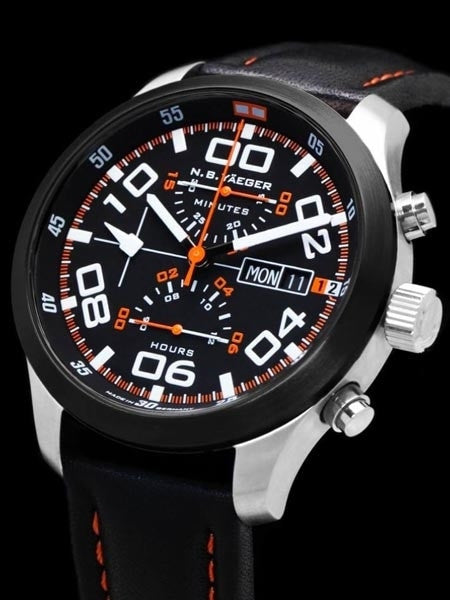 NB Yaeger Valjoux 7750 Swiss Automatic Chronograph with Sapphire Crystal #CHARLIE-PVD-C2