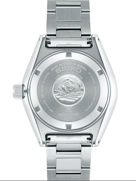 Seiko L.E. Prospex Automatic Dive Watch with Green Dial and Stainless Steel Bracelet #SBDC059
