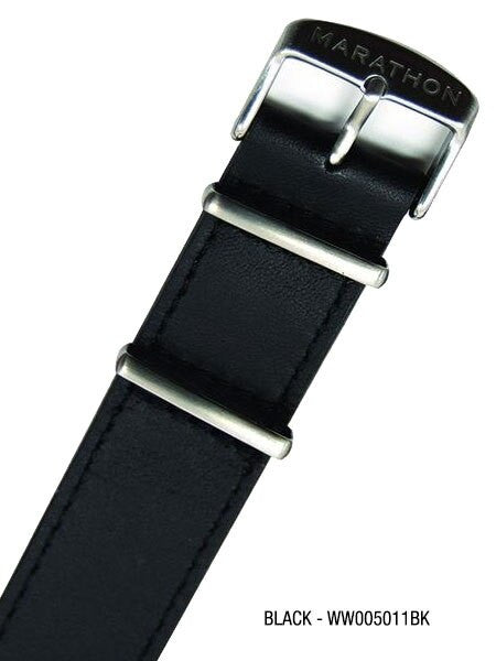Marathon 18mm Leather One-Piece Strap #WW005011