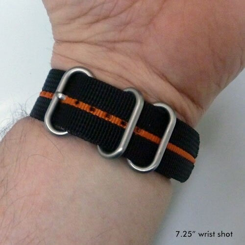 3-Ring Nylon Tactical Field Strap with Matte Finish Steel Buckle #TFS-23-SS