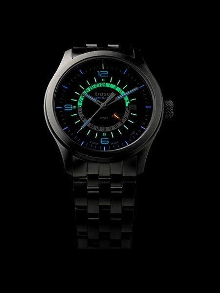 Traser P59 Aurora GMT, Dual-Time Watch with an Anti-Reflective Sapphire Crystal #107232